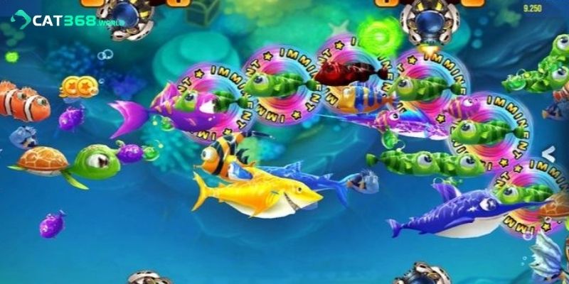 Người chơi đang sử dụng mẹo để bắn trúng cá lớn